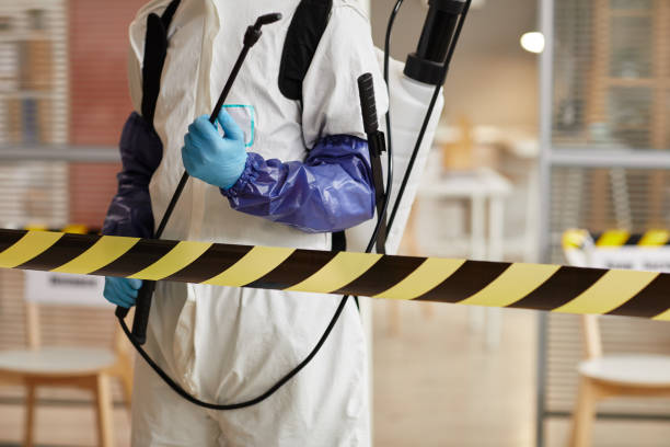 Professional Biohazard Cleanup technician working in Fullerton, CA